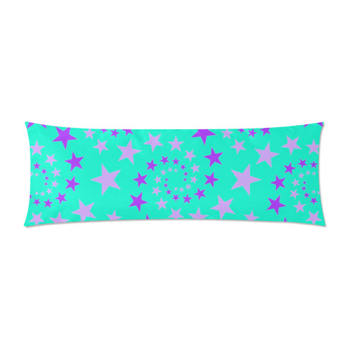 Star Swirls A by JamColors Custom Zippered Pillow Case 21"x60"(Two Sides)