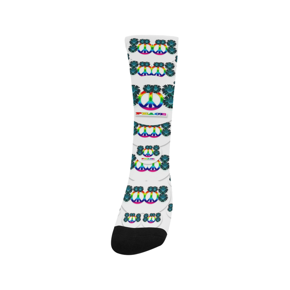 peace is us in love Trouser Socks