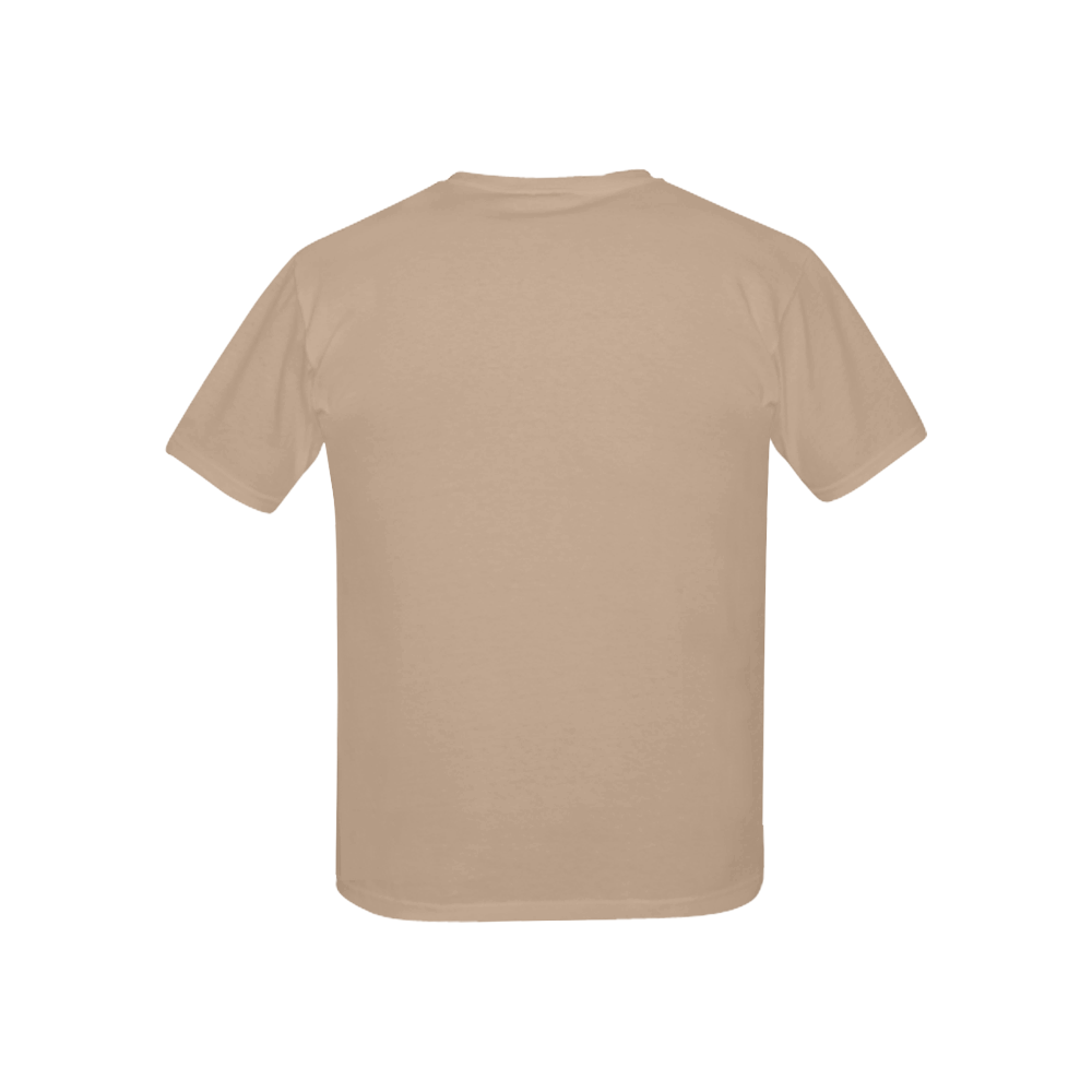 Designer Color Solid Hazelnut Kids' All Over Print T-shirt (USA Size) (Model T40)