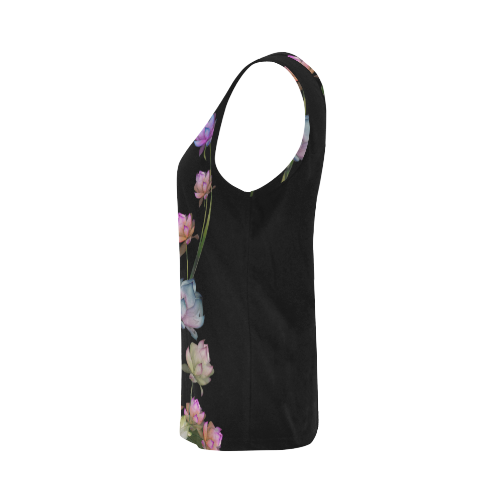 Lotus2 All Over Print Tank Top for Women (Model T43)