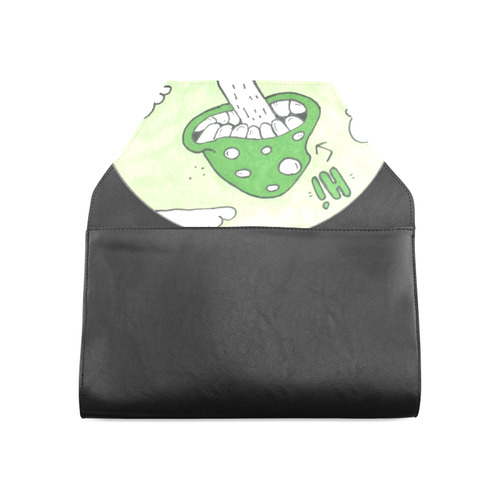 mush green&black Clutch Bag (Model 1630)
