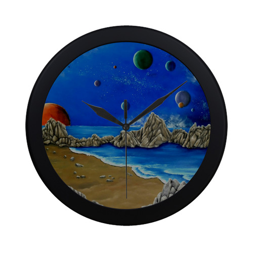 Cosmic Perception Circular Plastic Wall clock