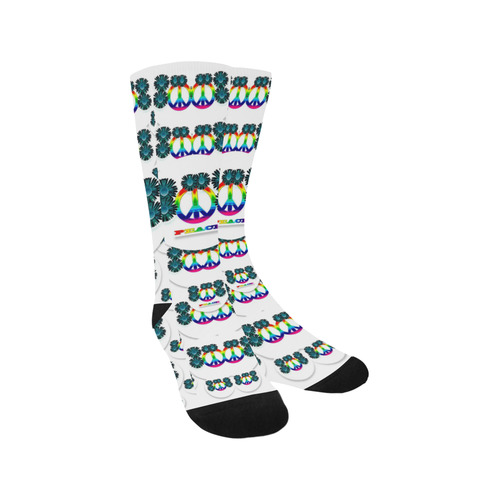 peace is us in love Trouser Socks