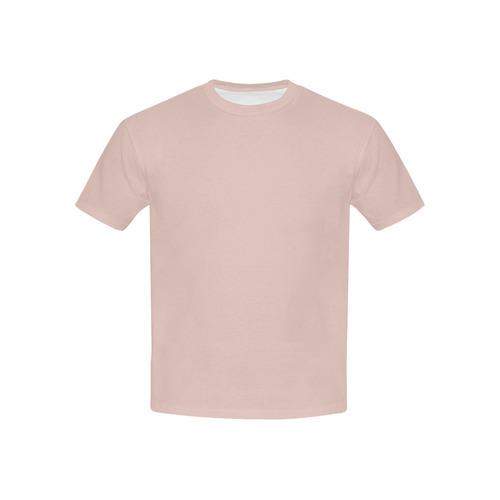 Designer Color Solid Pale Dogwood Kids' All Over Print T-shirt (USA Size) (Model T40)