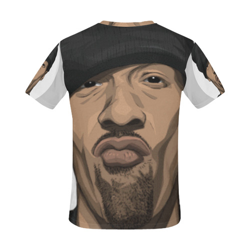 Redman Face Tee All Over Print T-Shirt for Men (USA Size) (Model T40)