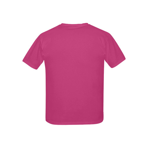 Designer Color Solid Pink Yarrow Kids' All Over Print T-shirt (USA Size) (Model T40)