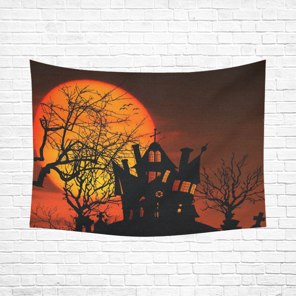 Halloween_20170715_by_JAMColors Cotton Linen Wall Tapestry 80"x 60"