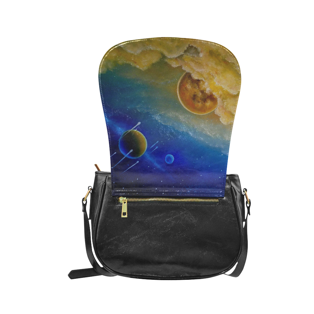 Cosmic Illumination Classic Saddle Bag/Small (Model 1648)