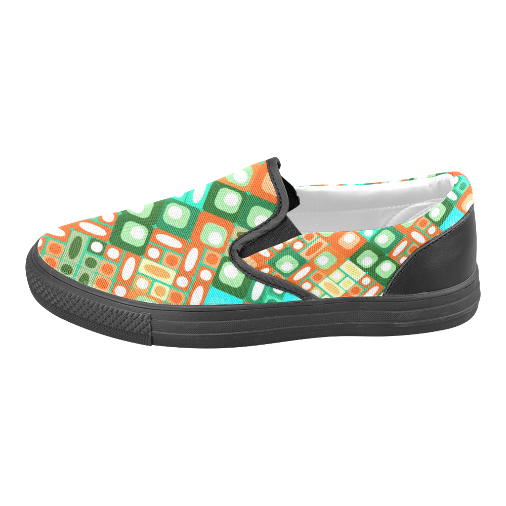 pattern factory 32C by JamColors Women's Unusual Slip-on Canvas Shoes (Model 019)
