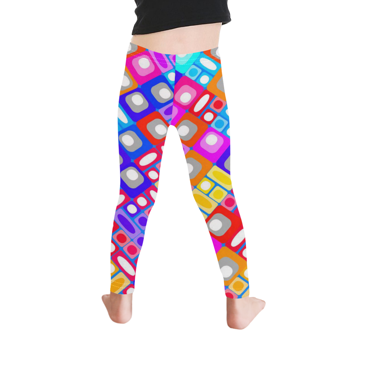 pattern factory 32A by JamColors Kid's Ankle Length Leggings (Model L06)