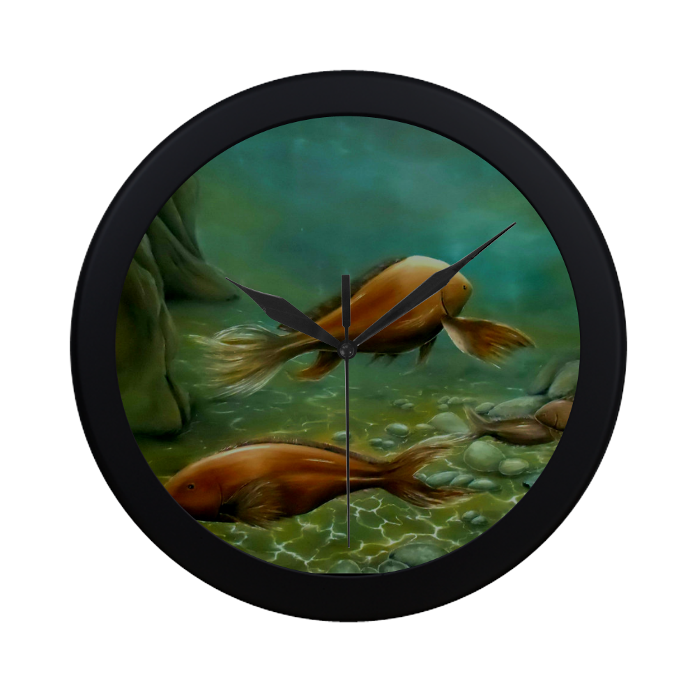 Silent Wisdom Circular Plastic Wall clock