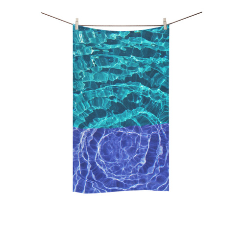 Blue Spiral Custom Towel 16"x28"