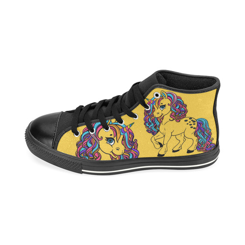 Pony High Top Canvas Shoes for Kid (Model 017)