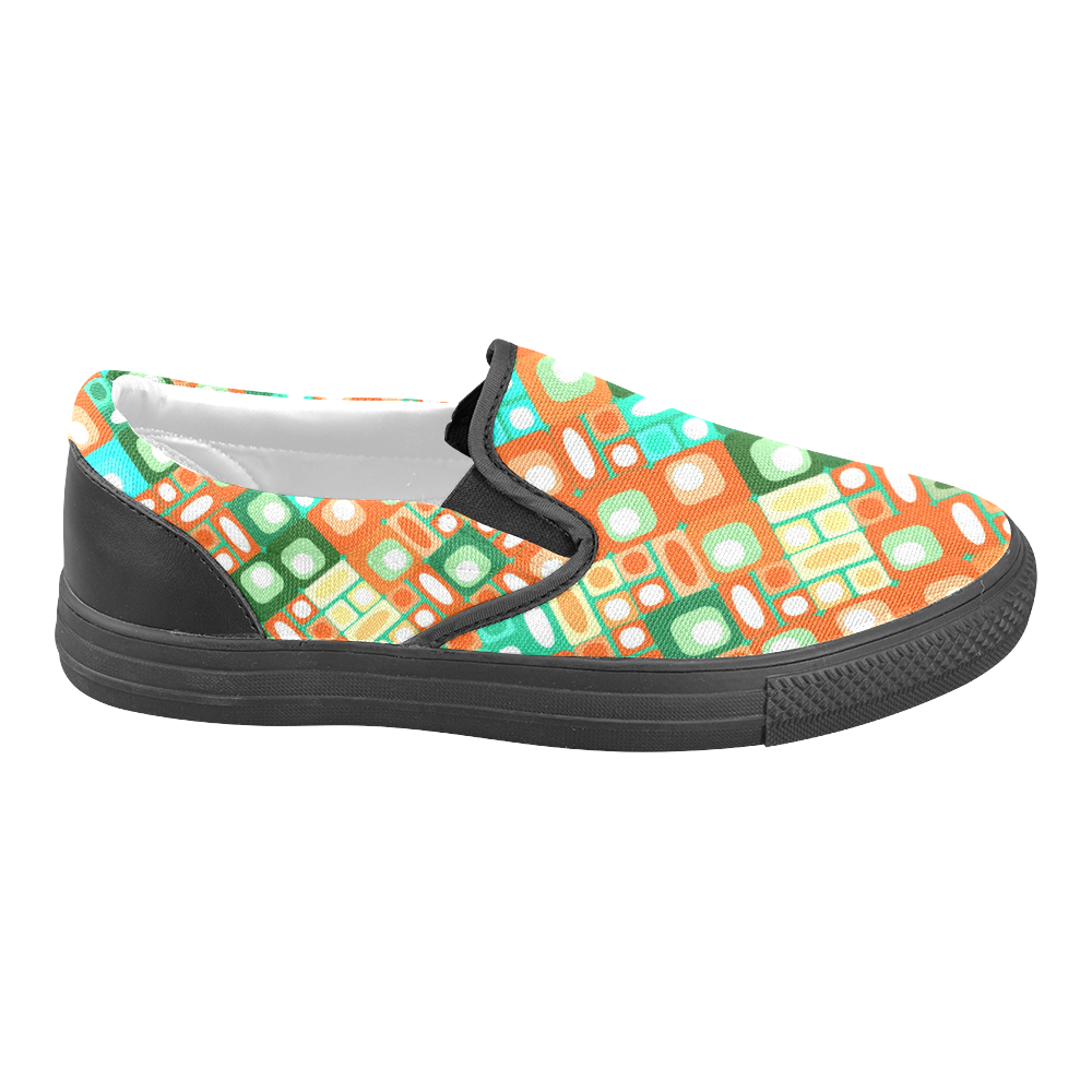 pattern factory 32C by JamColors Women's Unusual Slip-on Canvas Shoes (Model 019)