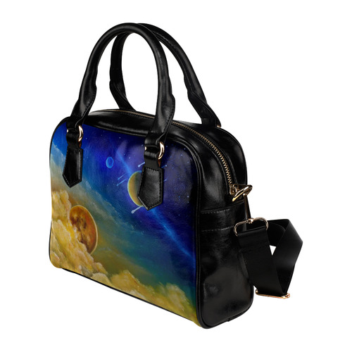 Cosmic Illumination Shoulder Handbag (Model 1634)