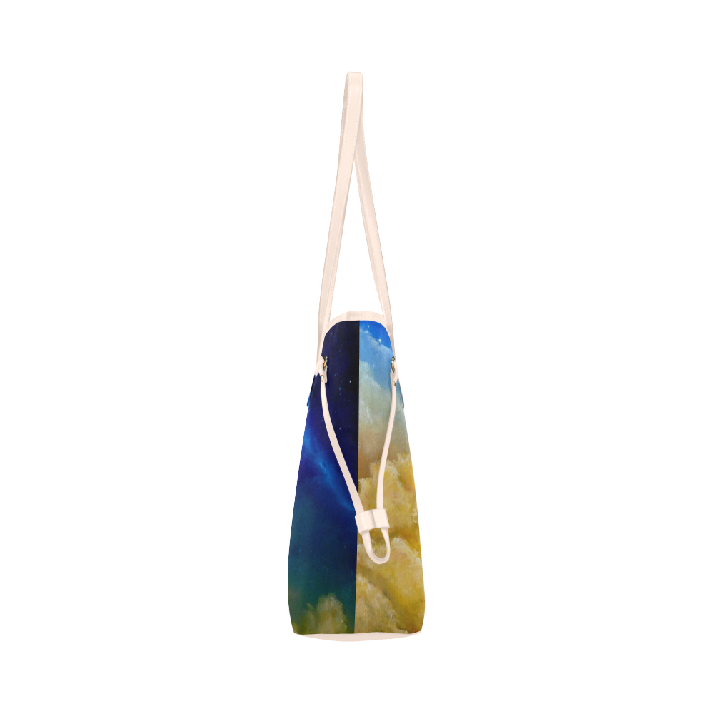 Cosmic Illumination Clover Canvas Tote Bag (Model 1661)