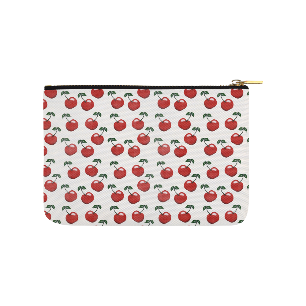 White cherries Carry-All Pouch 9.5''x6''