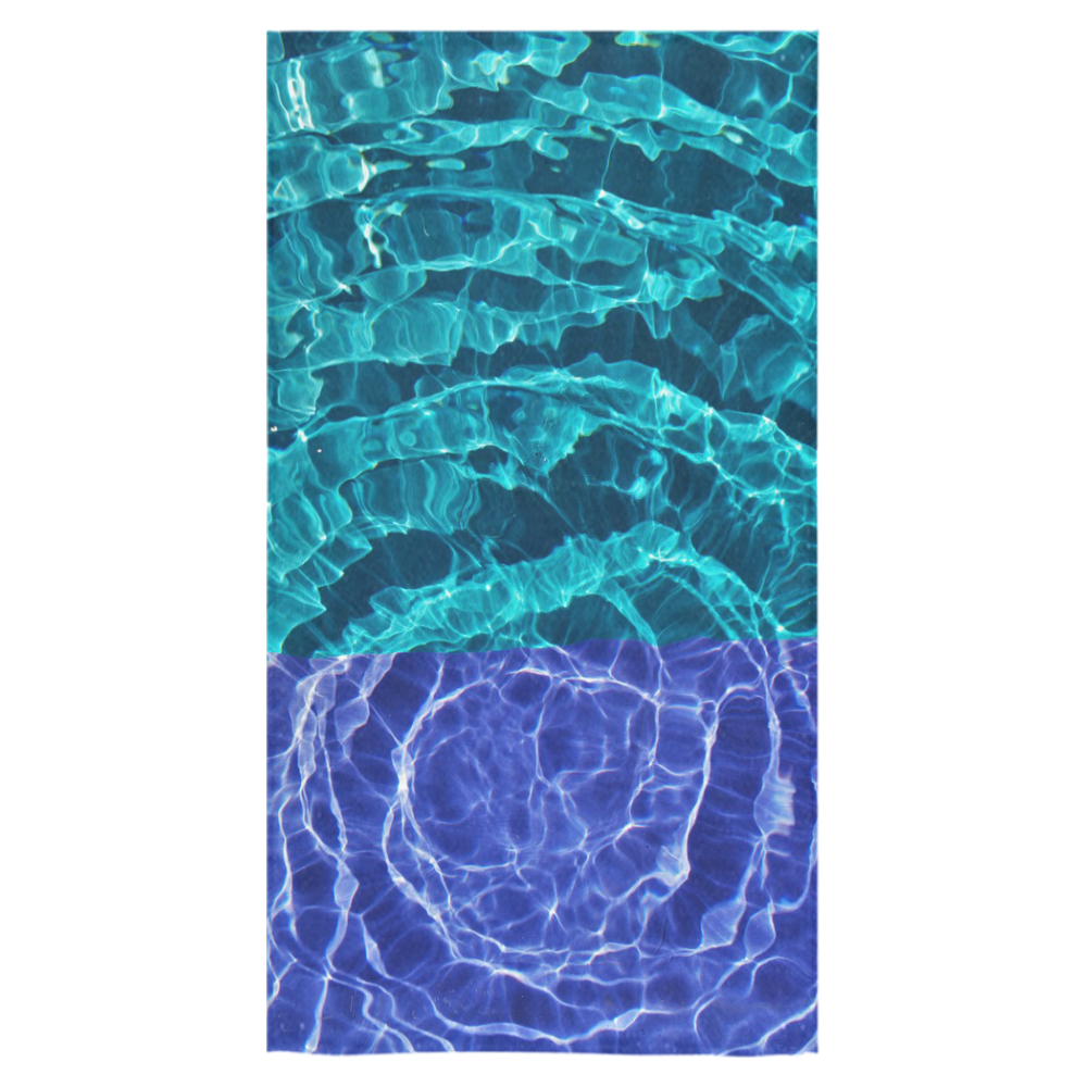 Blue Spiral Bath Towel 30"x56"