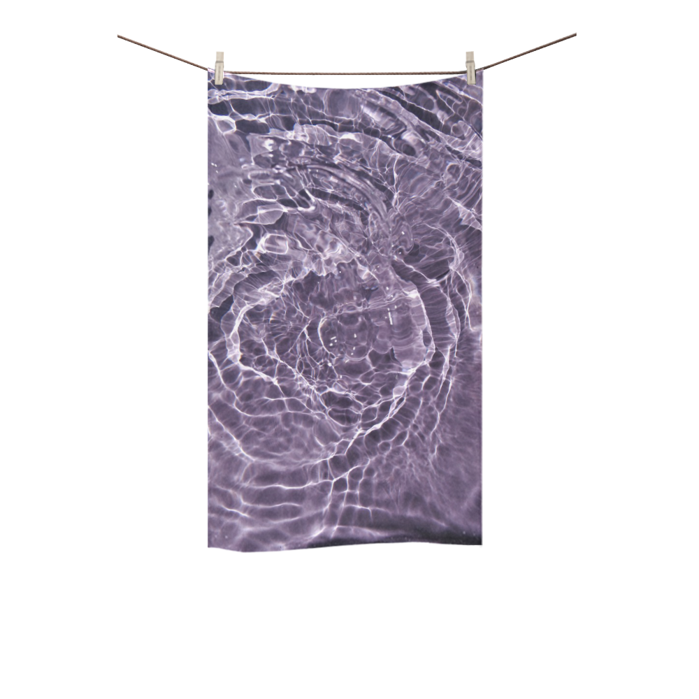 Lilac Bubbles Custom Towel 16"x28"