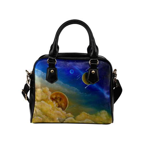 Cosmic Illumination Shoulder Handbag (Model 1634)