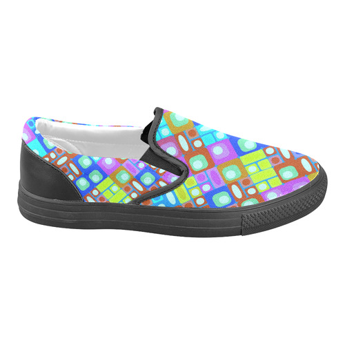 pattern factory 32b by JamColors Women's Unusual Slip-on Canvas Shoes (Model 019)