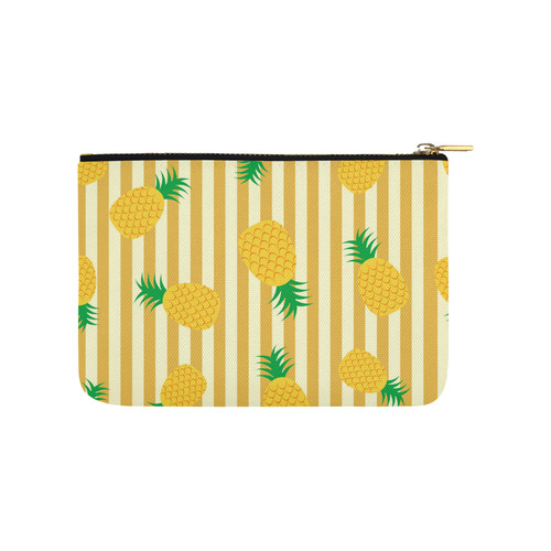 Pineapple Stripe Carry-All Pouch 9.5''x6''