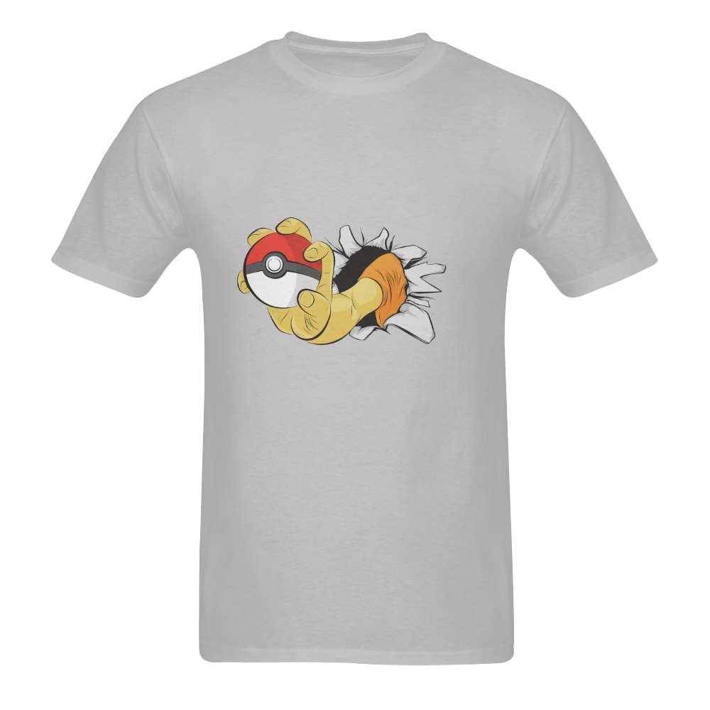 Pokemon Arm Tee Men's T-Shirt in USA Size (Two Sides Printing)