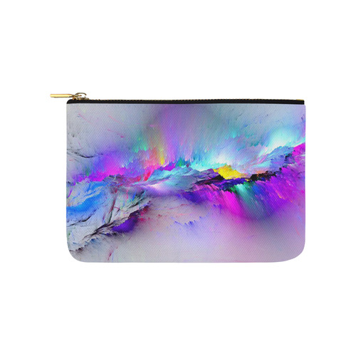 Rainbow watercolor Carry-All Pouch 9.5''x6''