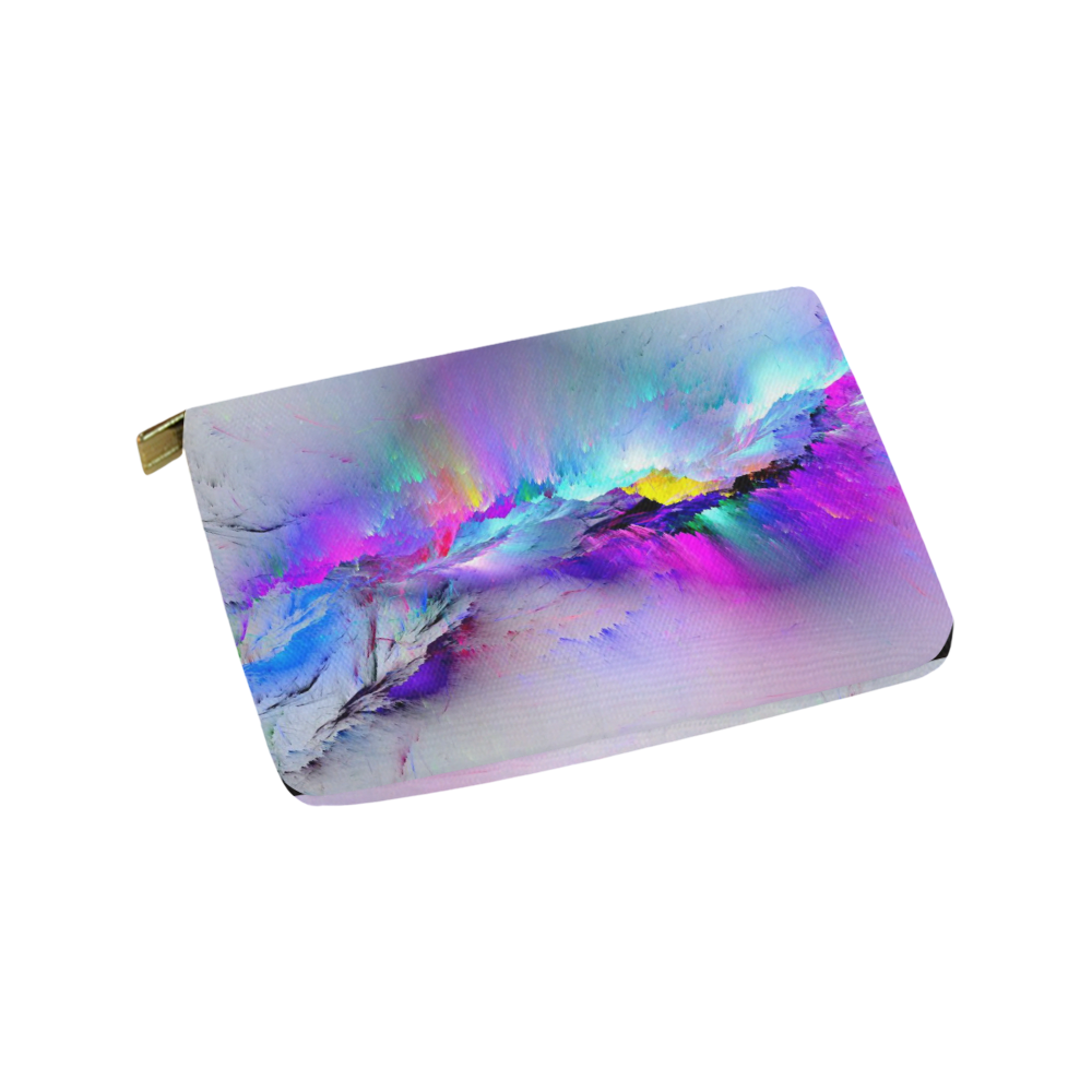 Rainbow watercolor Carry-All Pouch 9.5''x6''