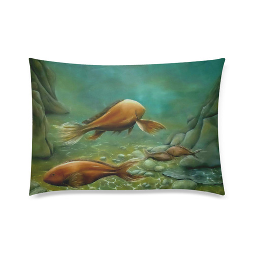 Silent Wisdom Custom Zippered Pillow Case 20"x30" (one side)