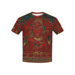 Kurukulla From Tibetan Buddhism Kids' All Over Print T-shirt (USA Size) (Model T40)