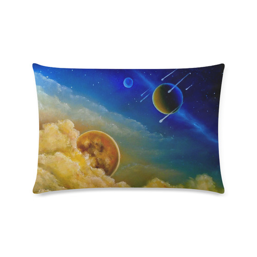 Cosmic Illumination Custom Zippered Pillow Case 16"x24"(Twin Sides)