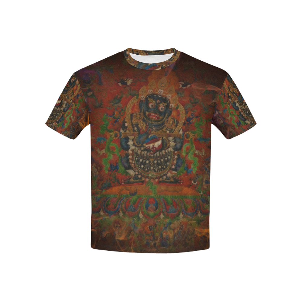 Tibetan Buddhism Mahakala Kids' All Over Print T-shirt (USA Size) (Model T40)