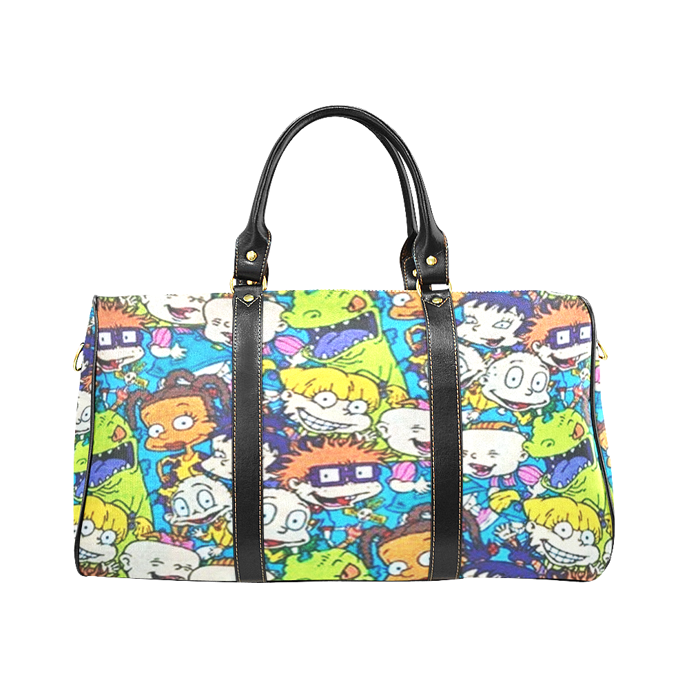 Rugrats pattern New Waterproof Travel Bag/Large (Model 1639)