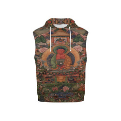 Buddha Amitabha in His Pure Land of Suvakti All Over Print Sleeveless Hoodie for Kid (Model H15)