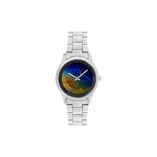 Cosmic Illumination Men's Stainless Steel Watch(Model 104)