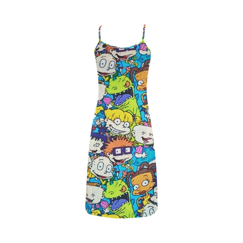 rugrats pattern Alcestis Slip Dress (Model D05)