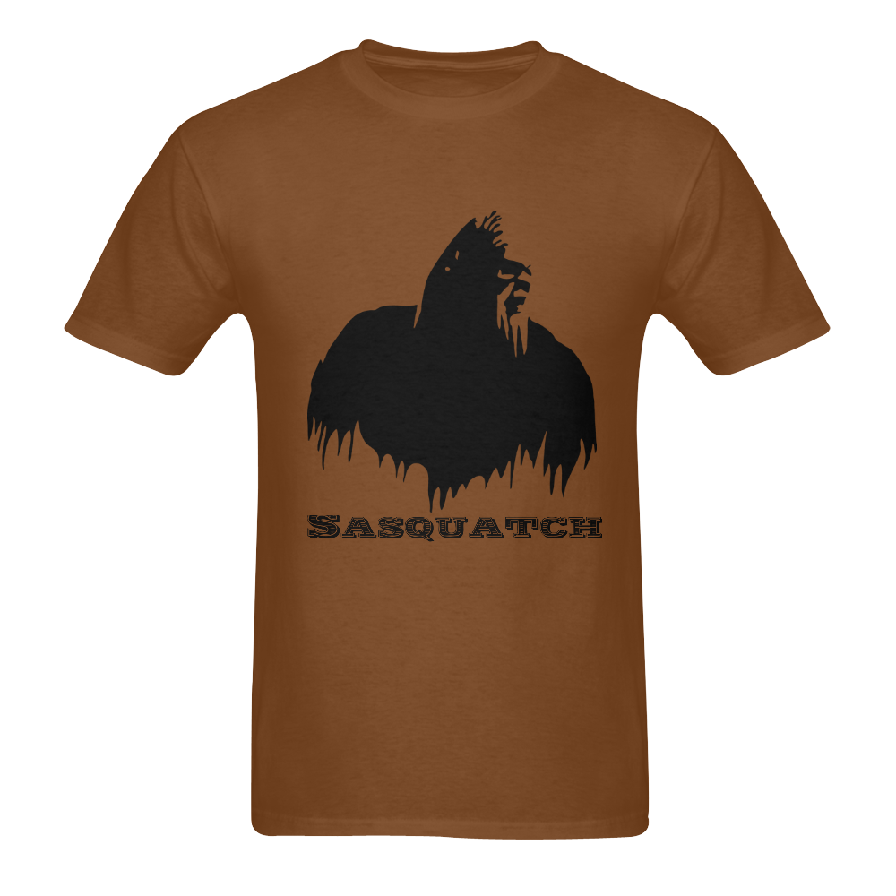 Sasquatch Men's T-Shirt in USA Size (Two Sides Printing)