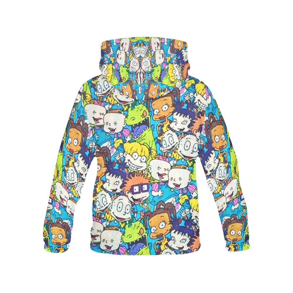 rugrats pattern All Over Print Hoodie for Men (USA Size) (Model H13)