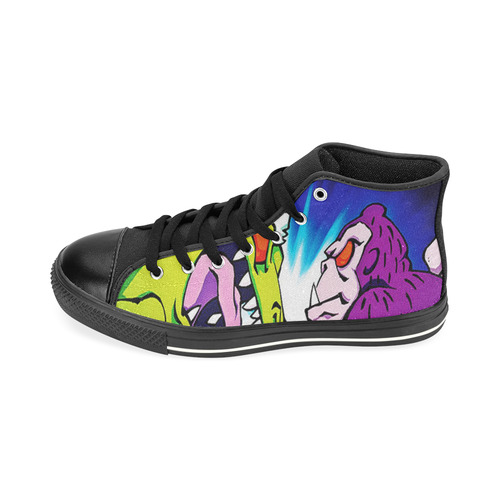 let fight High Top Canvas Shoes for Kid (Model 017)