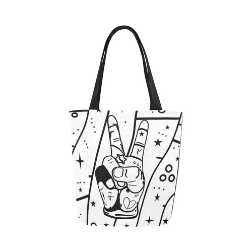 Coloring yourself Peace by Nico Bielow Canvas Tote Bag (Model 1657)