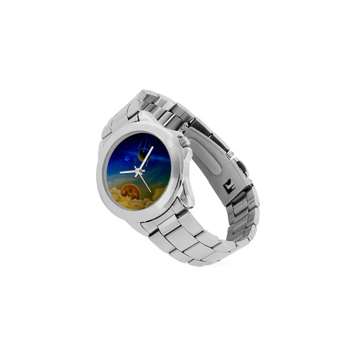 Cosmic Illumination Unisex Stainless Steel Watch(Model 103)
