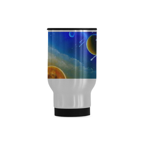 Cosmic Illumination Travel Mug (Silver) (14 Oz)