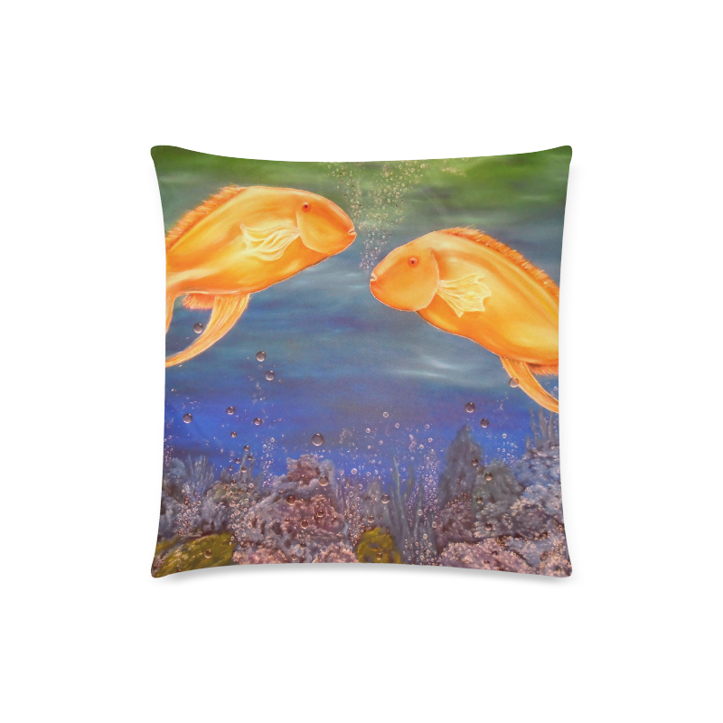 voyagers Custom Zippered Pillow Case 18"x18"(Twin Sides)