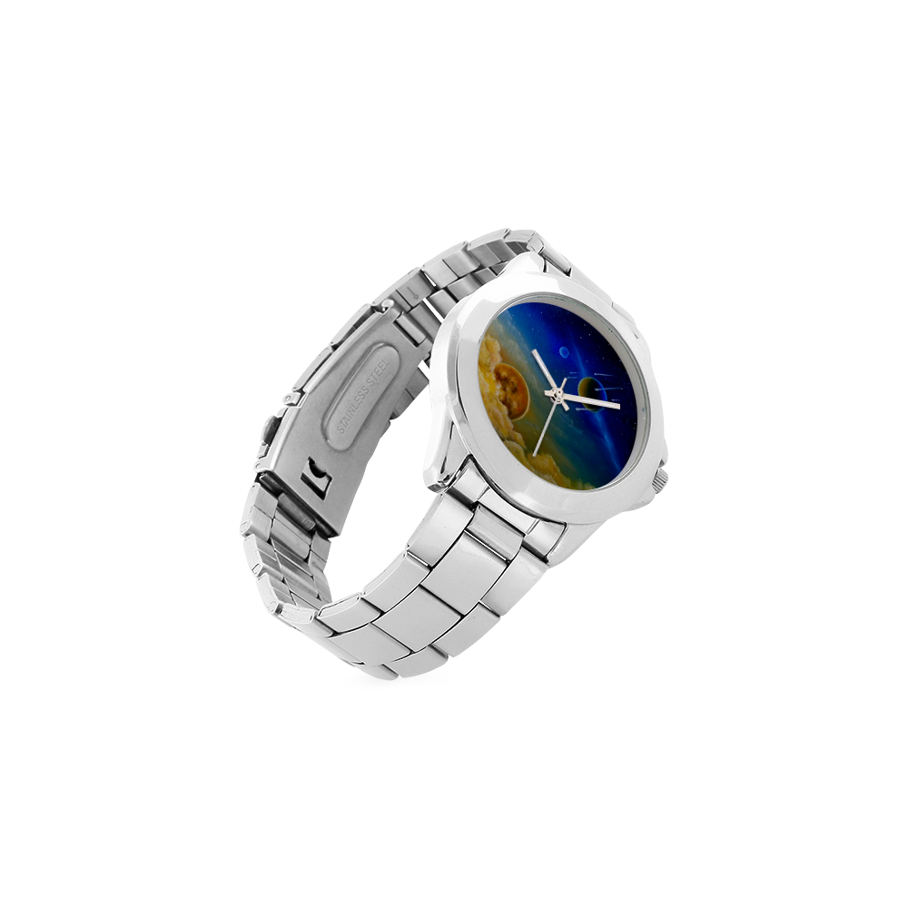 Cosmic Illumination Unisex Stainless Steel Watch(Model 103)