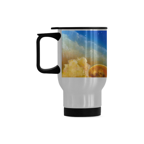 Cosmic Illumination Travel Mug (Silver) (14 Oz)