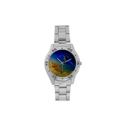 Cosmic Illumination Men's Stainless Steel Analog Watch(Model 108)