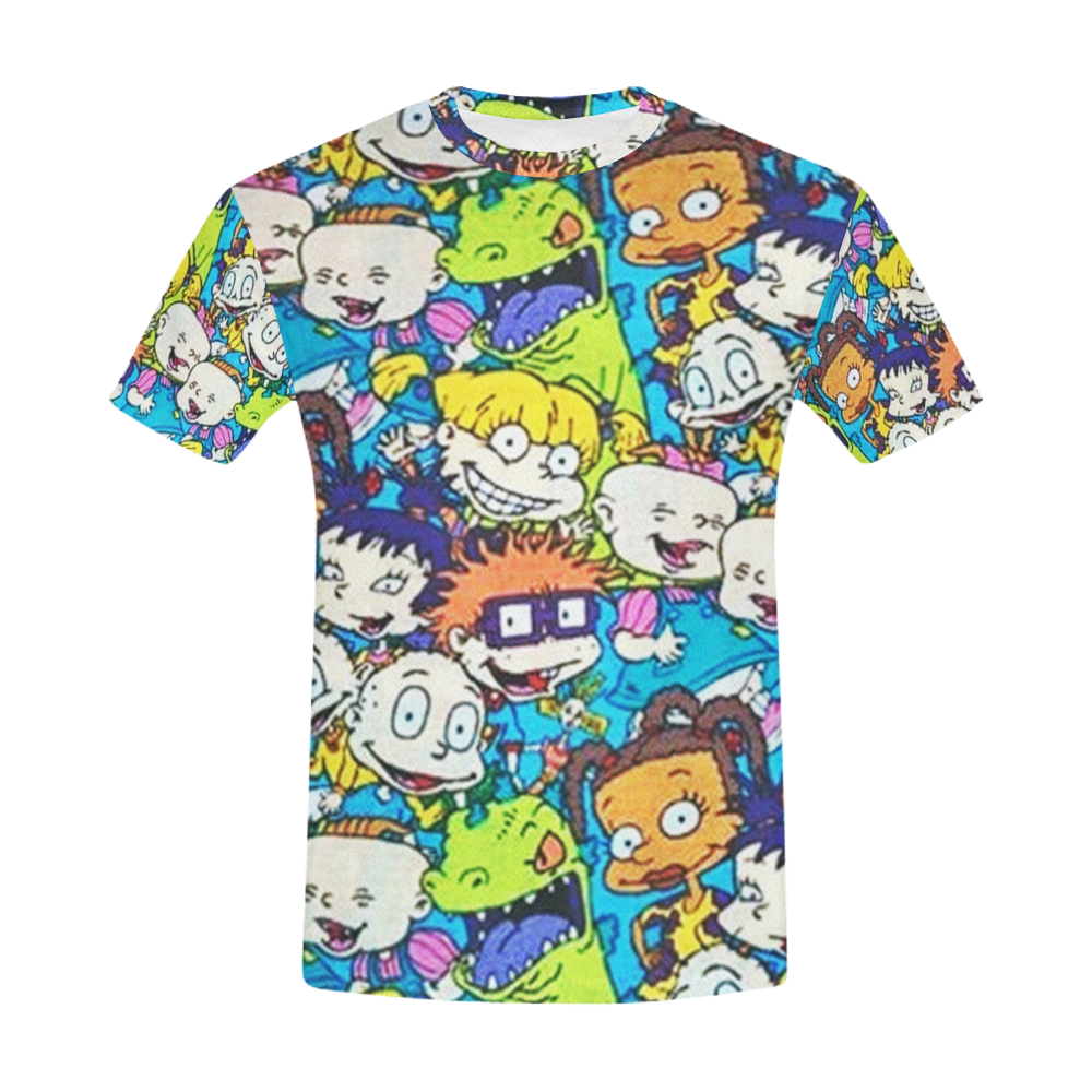 rugrats pattern All Over Print T-Shirt for Men (USA Size) (Model T40)