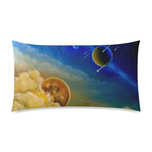 Cosmic Illumination Rectangle Pillow Case 20"x36"(Twin Sides)