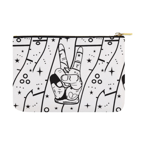 Coloring yourself Peace by Nico Bielow Carry-All Pouch 12.5''x8.5''
